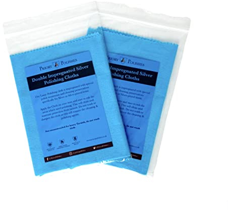 5 x Silver Polishing Cloth - Jewellery Cleaning Cloth