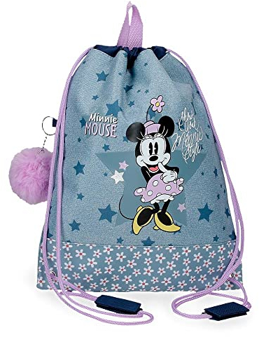 Disney Minnie Style Blue Lunch Bag 27x34 cm Polyester