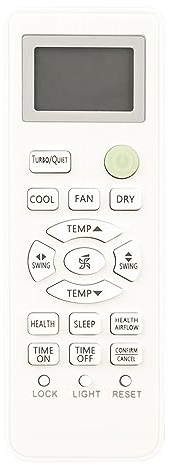 ALLIMITY Universal Reemplazo de Mando a Distancia Aire Acondicionado adaptar por Haier Air Conditioner AC A/C 0010401715BW