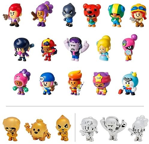 P.M.I. Brawl Stars Collectible Figures - 2 Pack (S1) (Random) (BRW2015)