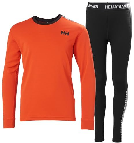 Helly Hansen Junior Unisex Jr HH Lifa Active Set, Kirsche Tomate, 10