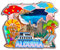 Alcudia Balearic Islands Spain Magnet Fridge Magnet Wooden 3D Landmarks Travel Collectible Souvenirs Decoration Handmade -3800
