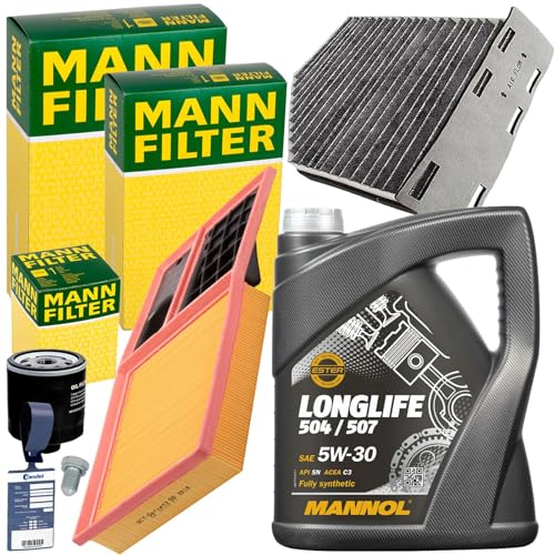 Inspektionspaket + 5W30 Öl für 1.4 + 16V Golf 5 6 Caddy 3 Octavia 2