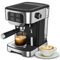 Máquina de café espresso ML-KOFY - Máquina de café espresso profesional con espumador de leche, máquinas de café espresso semiautomáticas compactas para capuchino, café con leche, regalo para amigo