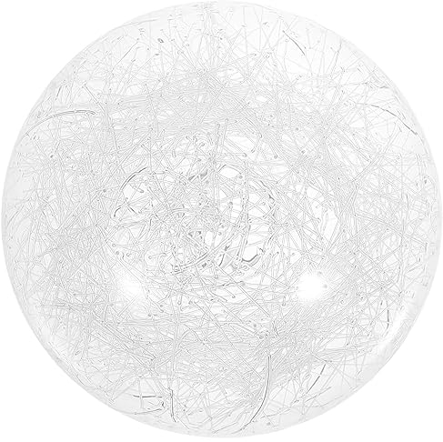 Abat-Jour Globe en Verre de Remplacement Abat-Jour Rond en Boule de Verre Couvercle de Lumière en Boule de Verre Abat-Jour en Sphère Luminaires pour Lustre Suspension 120 Mm