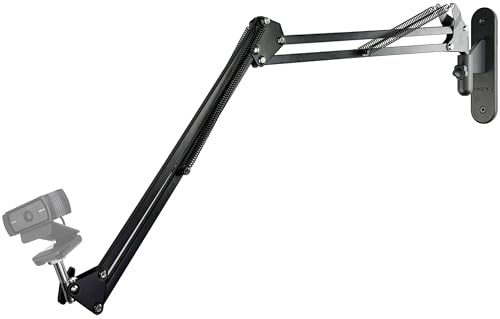 AceTaken Upgraded Webcam Wall Mount for Logitech C920 C922 C930 StreamCam C925e C615, MX Brio, Brio 4K, Brio 500 Webcams