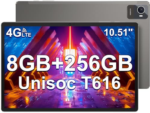 jumper 10.5 inch Android Tablet, 256GB ROM+8GB RAM(TF 1TB), MT616 Octa-Core Processor, 7000mAh Battery, 5MP+13MP Camera, FHD 1920x1200 Pixel IPS screen, Bluetooth 5.0, 2.4G&5GWIFI