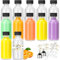 Mini botellas de cristal con tapa de 60 ml, paquete de 12 botellas de licor para embotellado, botellas pequeñas con embudo para aceites esenciales, jengibre, whisky, jengibre, licor y otras bebidas