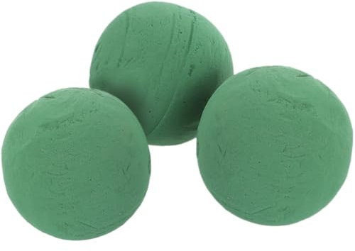 Homoyoyo 3 Stück Steckmasse Kugel Klein Phenolharz Steckschaumkugeln Oasenschaum Steckmasse für Kunstblumen Frischblumen & Trockenarrangements 10 cm Durchmesser Hochzeitsdekoration