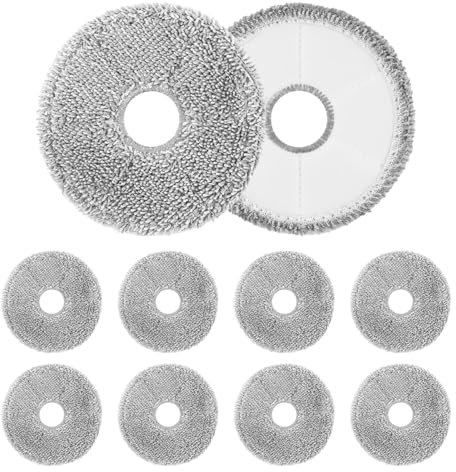 10 Pezzi per Ecovacs Deebot T30 PRO Omni/T30 Omni Panni Kit, per Ecovacs Deebot Robot Aspirapolvere Lavapavimenti Pulizia Lavabili Panni Mop, per Pulizia