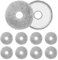 10 Pièces pour Ecovacs Deebot T30 PRO Omni/T30 Omni Chiffons Kit, pour Ecovacs Deebot Aspirateur Robot Nettoyage Lavables Serpillières en Microfibre, pour Nettoyage