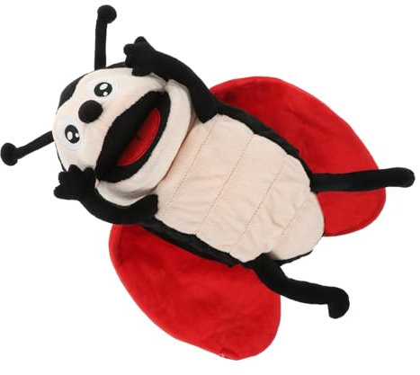 Supvox 1stück Plüsch Handpuppe Marienkäfer Interaktive Geschichtenerzähler Puppe Aus Weichem Baumwoll-Material Für Kreatives Spielen Hand-Augen-koordination