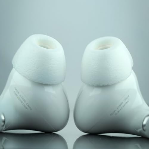 Comply TrueGrip MAX | Tappi auricolari di ricambio premium in memory foam per APPLE AirPods Pro (1 e 2 generazione) | Tecnologia SmartSkin™ | bianco, taglia M, 1 paio