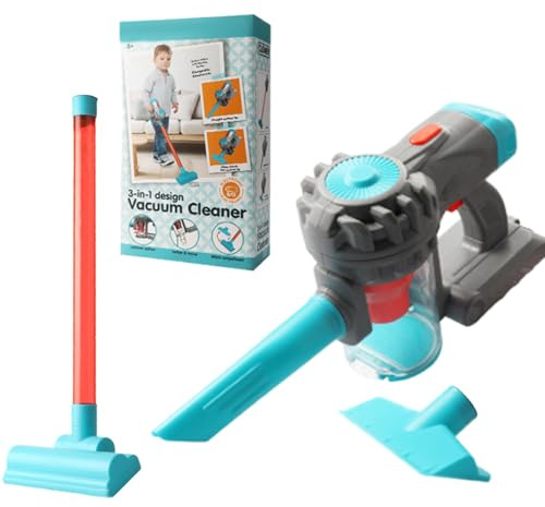 Aspiradora De para Niños | Interactiva Realista De Juego De Imitación | Escoba De Limpieza Aspiradora Sin Cable - para Niños y Niñas Regalo Cumpleaños Hogar Sala de Juegos Guardería In