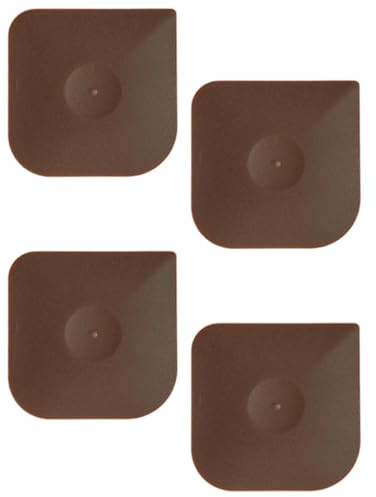 INOOMP Lot de 4 Grattoirs Multifonctions en PC pour Nettoyage Poêles et Casseroles, Taille Compacte, Outil Cuisine Polyvalent pour Pâtisserie et Entretien Domestique