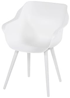 Hartman Sophie Studio Armlehnensessel, royal White, Alu/Kunststoff, 59 x 62 x 84 cm