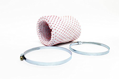 Universal Tumble Dryer Vent Hose 3 Meter Long 100mm Diameter (4) Includes 2 hose Clips
