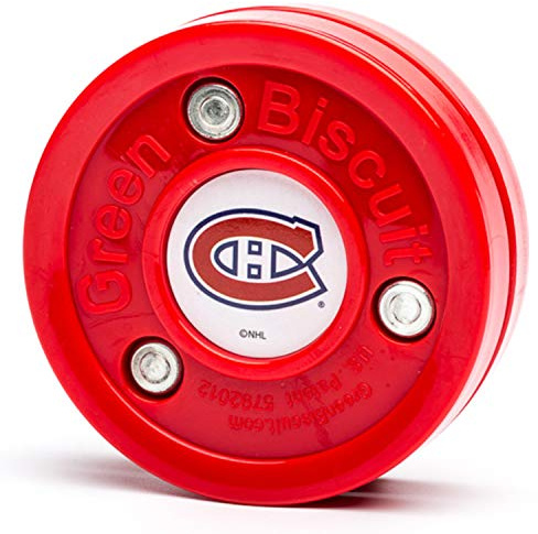 NHL Canadiens de Montréal à biscuits Vert Couleur Rouge de glace entraînement Puck