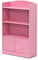 Furinno Lova Magazin/Bücherregal mit Aufbewahrungsfächern, Rosa, 60.5 (B) x 107.4 (H) x 24.1 (D) cm