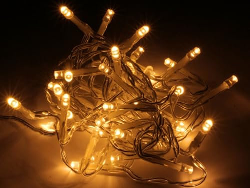 LED-Lichterkette, 480 LEDs, warmweiß, 230V~, IP44, Innen/Außen, silber/transp.