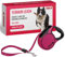 KONG ausrollbare Hundeleine in 5m Länge I Für große Hunde bis 50kg I Größe L I Hochwertige Rollleine mit Break & Lock System in pink I komfortable Leine mit Softgriff & reflektierendem Gurt