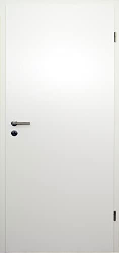 HORI® Zimmertür CPL Weiß RAL9010 Röhrenspan Rundkante | Innentüre, Türblatt, passende für alle Standard Zargen mit DIN Größe I 1985 x 860 mm I DIN Rechts