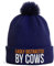 Purple Print House Beanie Hat Berretto, Bobble Blu Navy, Taglia Unica Uomo