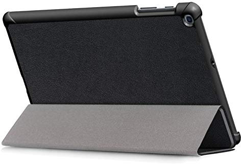 Kepuch Custer Cover per Samsung Galaxy Tab A 10.1 2019 T510 T515,PU-Pelle Case Custodia per Samsung Galaxy Tab A 10.1 2019 T510 T515 - Nero