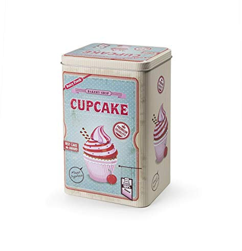 Ibili Bote GALLETERO Cupcake, Stainless Steel, 13x10x20 cm