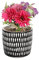 Sleepdown Halo Artificial Faux Flowers Floral Mark Making Pot for Home Office Bathroom Decor Indoor Decoration Aesthetics, Medium