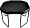 HomeXpress Black Mixing Tray Large 100cm Diameter AND Height Adjustable Stand Included - For Fun & Messy Sand, Water & Glitter Play School Nursery (100cm, Tray & Stand)