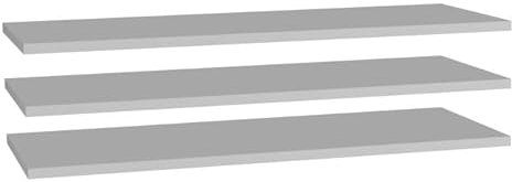 Einlegeböden 3er Set Winner Grau | | B/H/T: 108/2 / 42