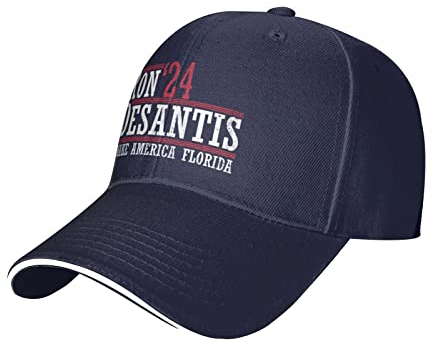 614 Hut Ron Desantis '24 Make America Florida 2024 Netzmütze Unisex Trucker Baseballkappe Hat Casual Baseballmütze Für Outdoor Running Sommer