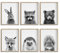 EPHANY Baby-Tier-Poster und -drucke, Leinwandgemälde, Kinderzimmer, Schwein, Wandkunst, Ferkeldruck, Wandkunst, nordisches Bild, Kinderzimmer-Dekoration (YMX018, 30 x 40 cm))