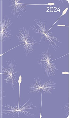 Slimtimer Style Pusteblume 2024 - Taschen-Kalender 9x15,6 cm - Weekly - 128 Seiten - Notiz-Buch - mit Info- und Adressteil - Alpha Edition