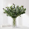 LOMOHOO Lot de 6 Branches d'olivier artificielles, Fausses Branches d'olivier, Plantes artificielles Verdure, Feuilles d'olivier, Branches de Fruits, Arrangement Floral pour Vase, décoration de