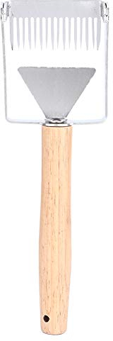 XPSSJMU Honig Entdeckelungsgabel Eisen Multifunktions-Holzgriff Honigschaber Imker Ausrüstungswerkzeug Zum Schaben von Honig