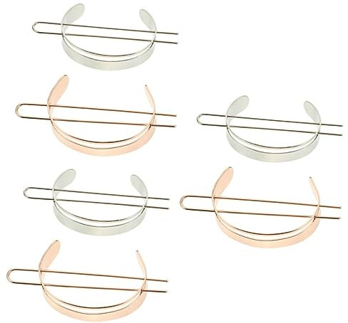 Beavorty 6 pcs hair extensions Simple Hairpins wooden hair stick Vintage Style Hair Stick Chic Hair Sticks hair bun forks chinese girl hair clips DIY Headdress Accessories alloy Japan bride