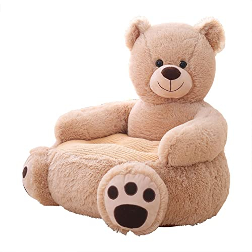 Holdes Kindersofa, Bären Plüschstuhl, Liegestuhl, Sitzunterstützung, Sofa Plüsch, Sofa Armlehnenstuhl Für Zuhause, Kinder Bären Plüschcharakter Stuhl, Lernen, Sitzen, 50 X 50 X 42 cm