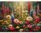 MAXBYE DIY Diamond Painting Set für Erwachsen, Blume 5D Diamant Painting Bilder Kinder, Diamond Art Painting Kit für Home Wand Décor 40x30cm