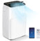 TANGZON 5-in-1 Portable Air Conditioner 12000BTU/14000BTU, WIFI Smart App, Mobile Cooler, Heater, Dehumidifier, 3 Speeds Fan with Sleep Mode, 24H Timer, Remote Control & Digital Display (12000BTU)