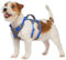 Huntboo Sicherheitsgeschirr Hund Ausbruchsicher, Panikgeschirr für Hunde, Reflektierendes Geschirr Hund mit Griff, Verstellbare Hundegeschirr für kleine, mittelgroße und große Hunde (Meeresblau,XS)