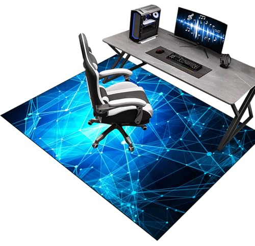 Gaming Chair Mat for Hard Floors & Carpet - 90 x 160 cm Office Chair Mat - Non-Slip & Carpet Protector