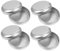 MAGICLULU 4 Stück Seifenkiste aus Aluminium Reisebehälter für Toilettenartikel reise seifenhalter Behälter mit Deckel storage boxes aufbwahrungs-box kleine Behälter Hausversorgung Silver