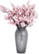 Flores 6 Unidades de 50 cm Flores Artificiales de Cerezo, Plantas Artificiales Decorativas, Flores Artificiales Decoracion para Hogar, Bodas, Fiestas, Oficinas, Balcones y Jardines (Rosa)