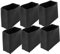 HOMSFOU 6pcs Ladder Feet Pads Antiskid Covers for Household Use Protect Floors from Damage Non- Ladder Leg Caps for Safe Use Tiles Carpets