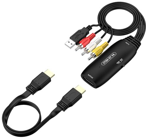 Convertisseur HDTV compact pour connecter des appareils vintage à des téléviseurs et moniteurs HD modernes 720p 1080p