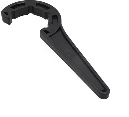 HpLive Llave de montaje para accesorios de polietileno, llave para conector rápido de tubos de polietileno, contratuerca de válvula de tubo de PVC, color negro (32 mm)