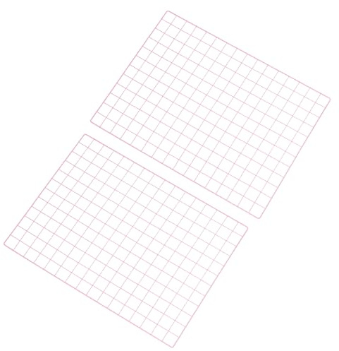 PATIKIL Wire Wall Grid Panel 80x60cm, 2 Pack Board Photo Pictures Memo Display Grid Panels Hanging Organizer Wall Decorative Panel for Home Office Wedding, Pink
