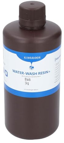 3D Printer Castable Photopolymer resins, Curing Black resins for LCD DLP SLA Printers, 1000g Detail Casting Solution